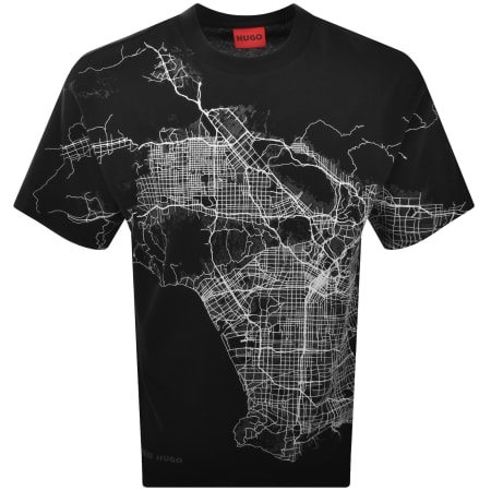 Product Image for HUGO Duglow T Shirt Black