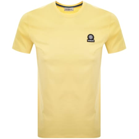 Product Image for Sandbanks Badge Logo T Shirt Yellow