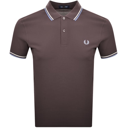 Product Image for Fred Perry Twin Tipped Polo Brown