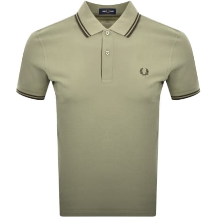 Product Image for Fred Perry Twin Tipped Polo T Shirt Green
