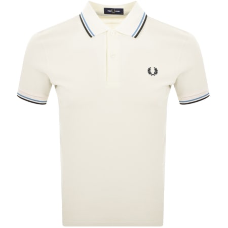 Product Image for Fred Perry Twin Tipped Polo T Shirt Cream