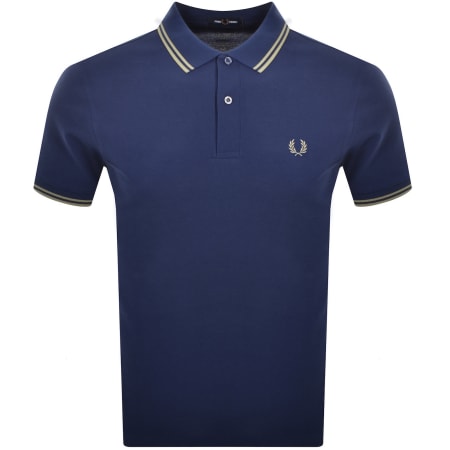Product Image for Fred Perry Twin Tipped Polo T Shirt Navy