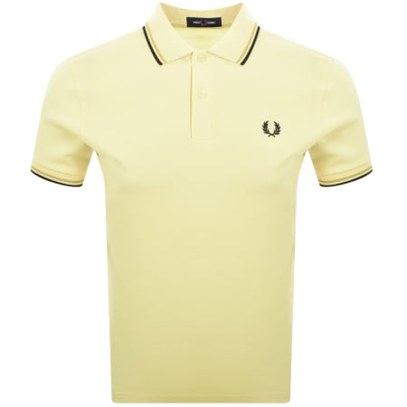 Product Image for Fred Perry Twin Tipped Polo T Shirt Yellow