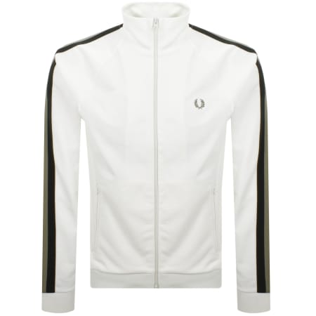 Product Image for Fred Perry Two Colour Tape Track Jacket Cream