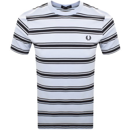 Product Image for Fred Perry Sport Fine Stripe T Shirt Blue