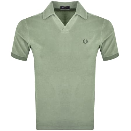 Product Image for Fred Perry Open Collar T Shirt Green