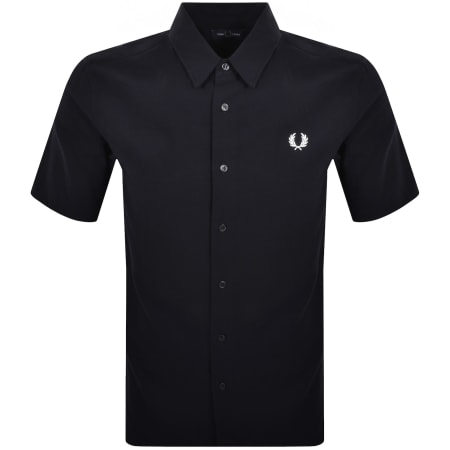Product Image for Fred Perry Seersucker Shirt Navy