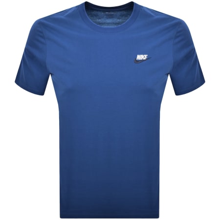 Product Image for Nike Club Logo T Shirt Blue
