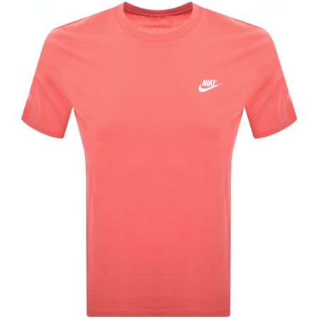 Product Image for Nike Crew Neck Club T Shirt Orange