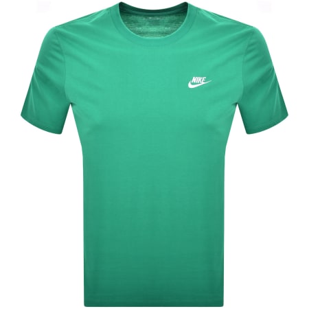 Product Image for Nike Crew Neck Club T Shirt Green