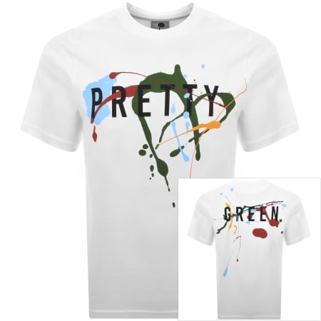 Product Image for Pretty Green Convergence T Shirt White