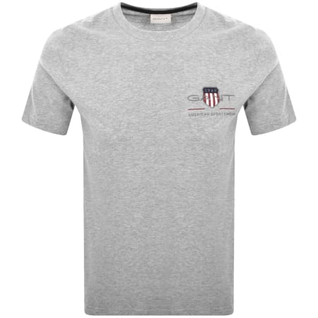 Product Image for Gant Original Archive Shield T Shirt Grey