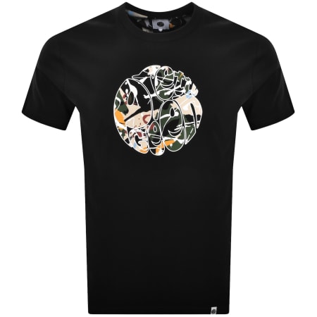Product Image for Pretty Green Convergence Logo T Shirt Black