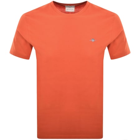 Product Image for Gant Regular Fit Shield T Shirt Orange