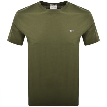 Product Image for Gant Regular Fit Shield T Shirt Green