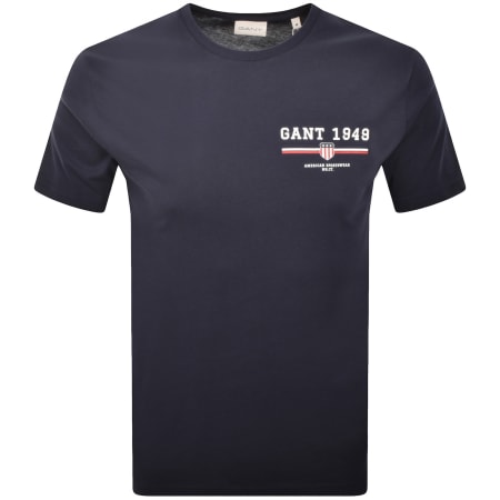 Product Image for Gant Original Graphic T Shirt Blue