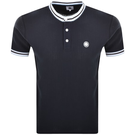Product Image for Pretty Green Cressa Tipped Grandad T Shirt Navy