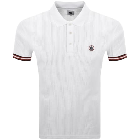 Product Image for Pretty Green Cressa Tipped Grandad Polo White