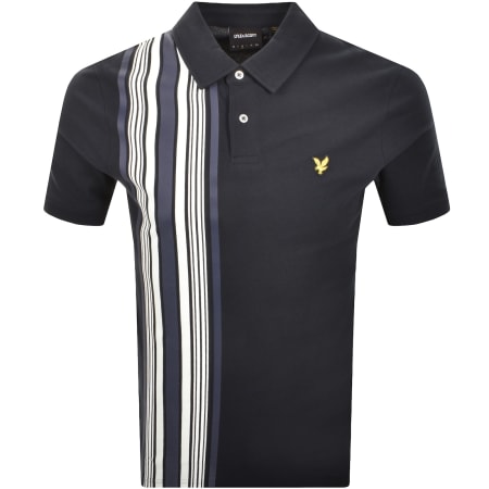 Product Image for Lyle And Scott Deck Stripe Polo T Shirt Navy
