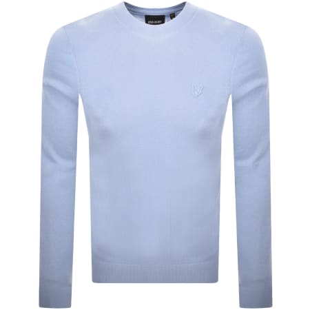 Product Image for Lyle And Scott Tonal Superfine Knit Jumper Blue