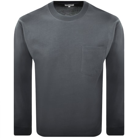 Product Image for Norse Projects Long Sleeve Loose Fit T Shirt Blue