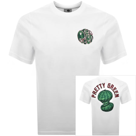 Product Image for Pretty Green Twisted Melon T Shirt White