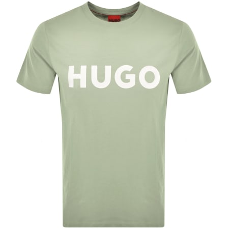 Product Image for HUGO Dulivio Crew Neck T Shirt Green