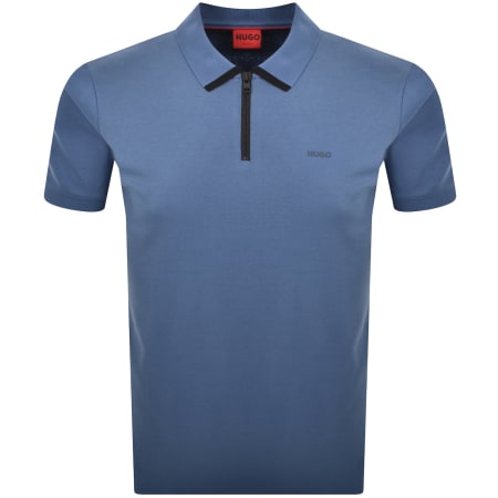 Product Image for HUGO Dalomino Polo T Shirt Blue