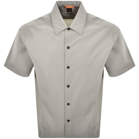 Product Image for BOSS Lapoully Oversized Shirt Grey