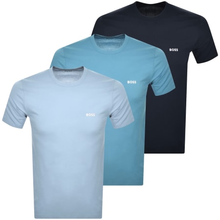 Product Image for BOSS 3 Pack T Shirts Blue