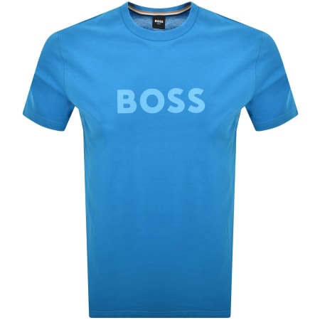 Product Image for BOSS Beachwear Logo T Shirt Blue