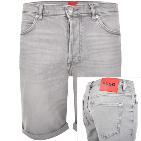 Product Image for HUGO 634 Denim Shorts Medium Grey