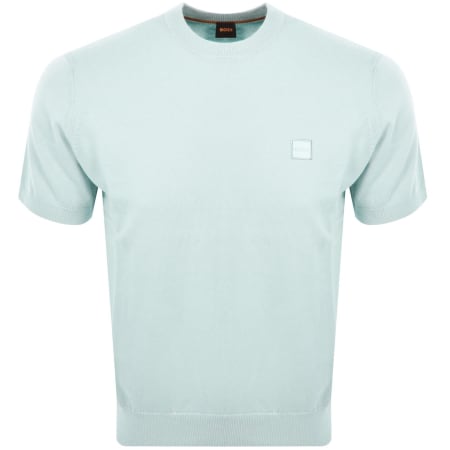 Product Image for BOSS Kanache Knit T Shirt Blue