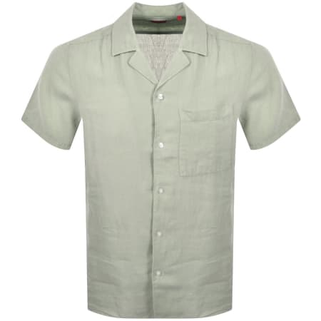 Product Image for HUGO Ellino Linen Shirt Green