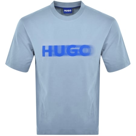Product Image for HUGO Blue Nalax T Shirt Light Blue