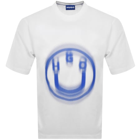 Product Image for HUGO Blue Nalax T Shirt White
