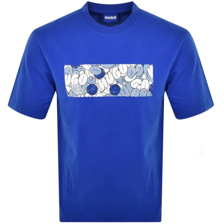 Product Image for HUGO Blue Nurix T Shirt Blue