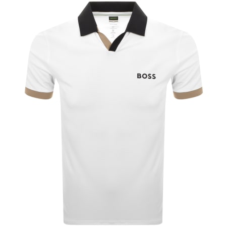 Product Image for BOSS Palle Toc Polo T Shirt White