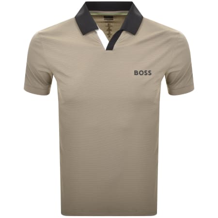 Product Image for BOSS Palle Toc Polo T Shirt Brwon