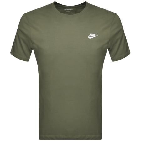 Product Image for Nike Crew Neck Club T Shirt Green
