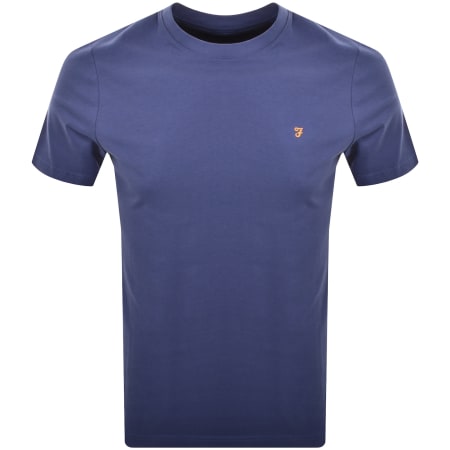 Product Image for Farah Danny Regular Fit T Shirt Sigil Blue