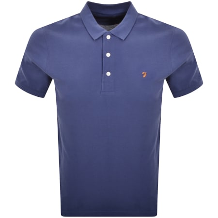 Product Image for Farah Blanes Polo T Shirt Sigil Blue