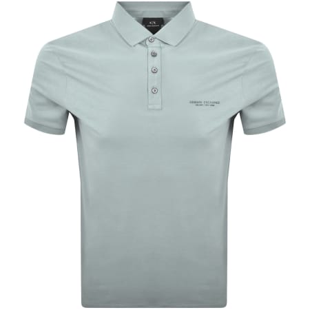 Product Image for Armani Exchange Polo T Shirt Lead Green