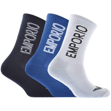 Product Image for Emporio Armani 3 Pack Socks Multi