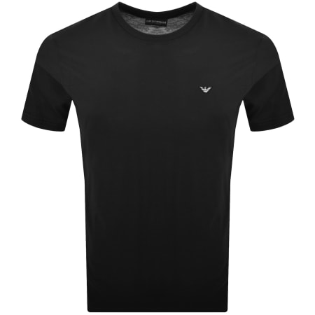 Product Image for Emporio Armani Beachwear Crew Neck T Shirt Black