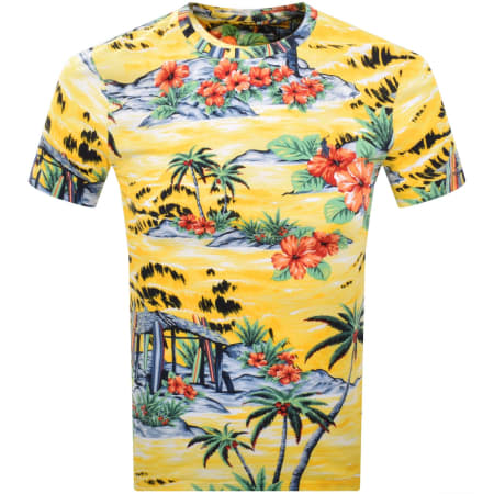 Product Image for Ralph Lauren Surf Shack Scenic T Shirt Yellow