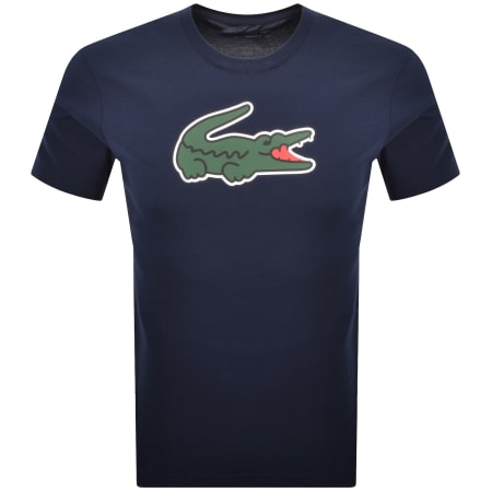 Product Image for Lacoste Sport Logo T Shirt Navy