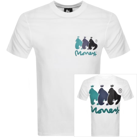 Product Image for Money Triple Ape T Shirt White