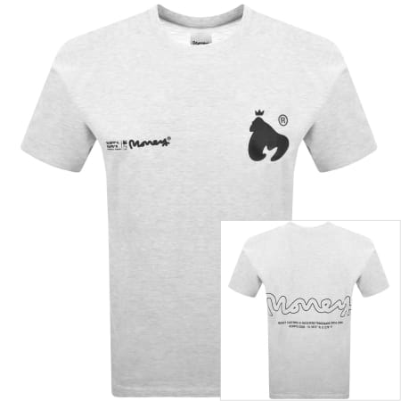 Product Image for Money Ape Signature T Shirt Grey Melange