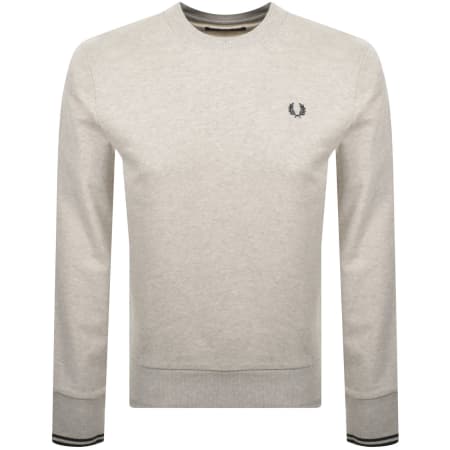 Product Image for Fred Perry Crew Neck Sweatshirt Beige